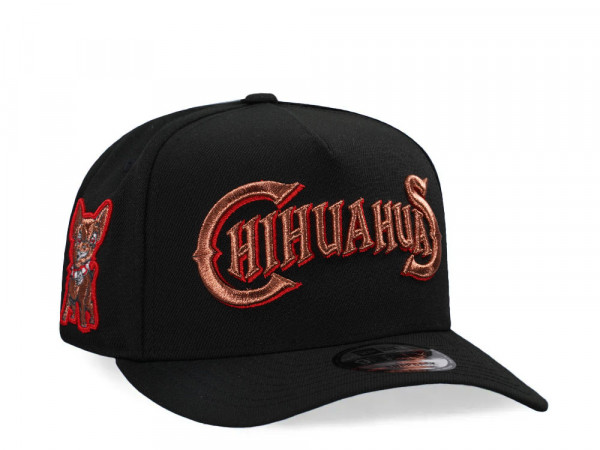 New Era El Paso Chihuahuas Black Copper Edition A Frame 9Fifty Snapback Cap