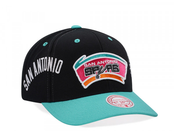 Mitchell & Ness San Antonio Spurs Hardwood Classic Pro Crown Fit Snapback Cap