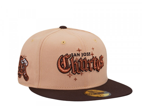 New Era San Jose Churros Copper Two Tone Edition 59Fifty Fitted Cap