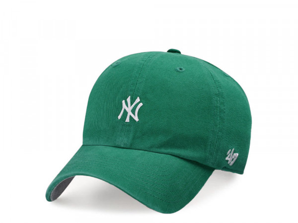 47Brand New York Yankees Kelly Green Base Runner Clean up Strapback Cap