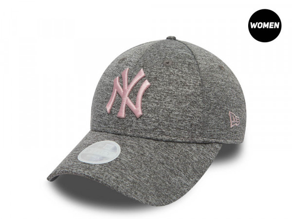 New Era New York Yankees Tech Jersey Gray Womens 9Forty Strapback Cap