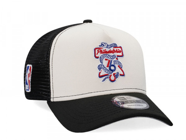 New Era Philadelphia 76ers Classic Two Tone Edition Trucker A Frame Snapback Cap