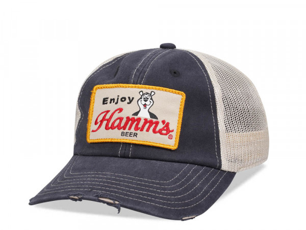 American Needle Hamms Orville Gray Trucker Snapback Cap