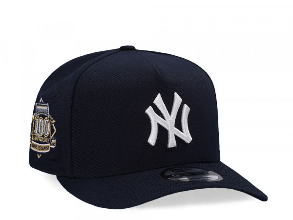 New Era New York Yankees 100th Anniversary Navy 9Fifty A Frame Snapback Cap