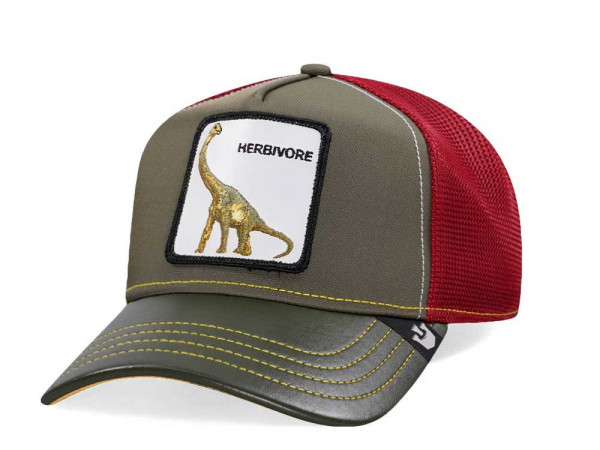 Goorin Bros Thunder Lizard Herbivore Olive Trucker Snapback Cap