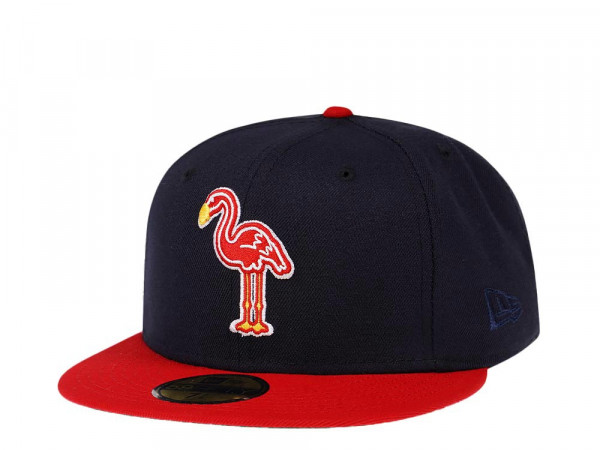 New Era Miami Beach Flamingos Navy Two Tone Edition 59Fifty Fitted Cap