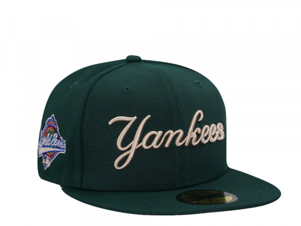 New Era New York Yankees World Series 1996 Dark Green Script Edition 59Fifty Fitted Cap