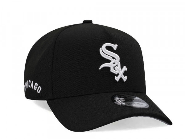 New Era Chicago White Sox Black Classic Edition 9Forty A Frame Snapback Cap