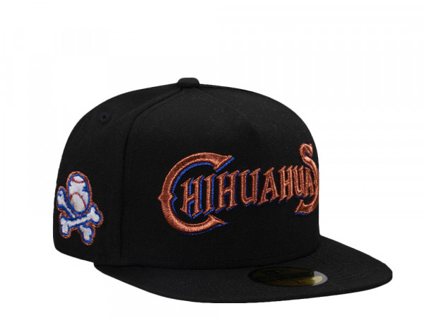 New Era El Paso Chihuahuas Black Copper  Edition 59Fifty AFrame Cap