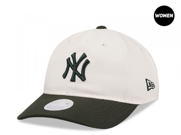 New Era New York Yankees Chrome Seaweed Womens 9Twenty Strapback Cap