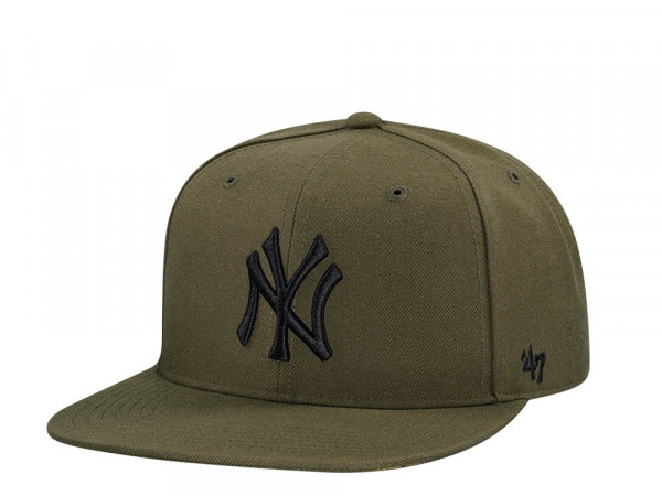 47Brand New York Yankees Sandalwood Ballpark Camo Captain Snapback Cap