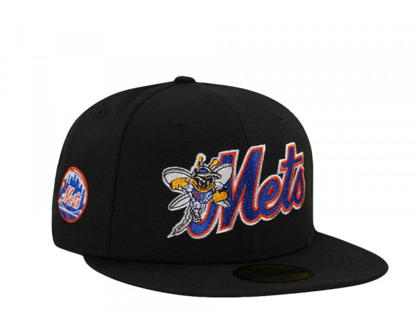 New Era Binghamton Mets Black Metallic Edition 59Fifty Fitted Cap