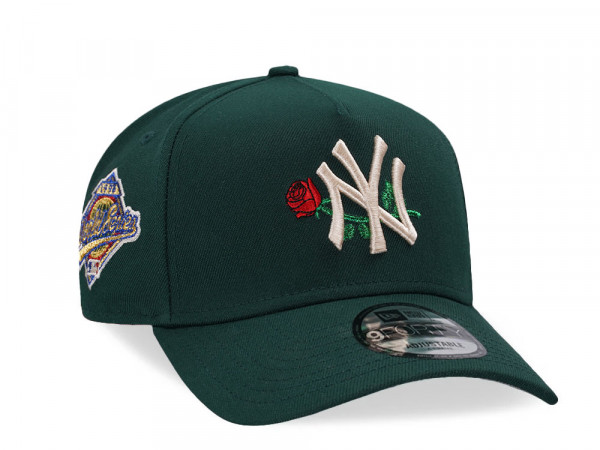 New Era New York Yankees World Series 1996 Green Rose 9Forty A Frame Snapback Cap