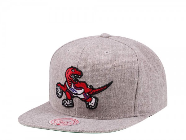 Mitchell & Ness Toronto Raptors Hardwood Classics Heather Snapback Cap