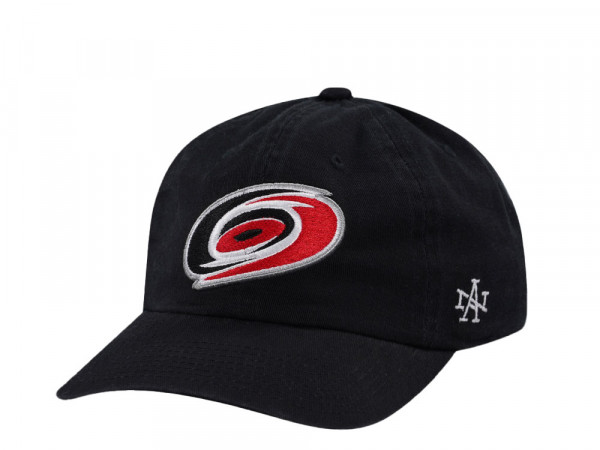 American Needle Carolina Hurricanes Ballpark Black Strapback Cap