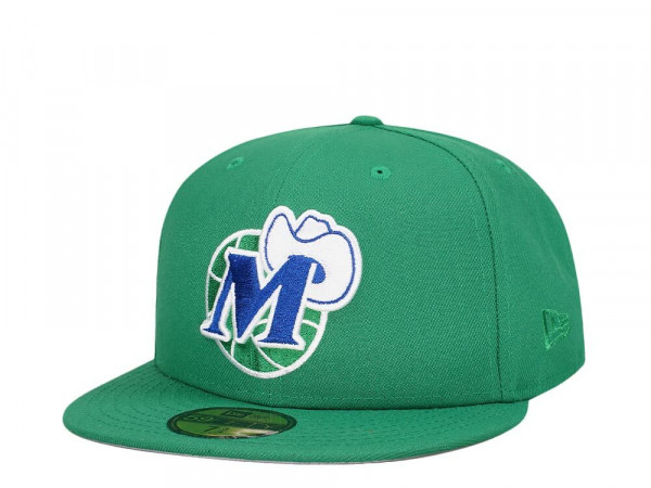 New Era Dallas Mavericks Hardwood Classic Green Edition 59Fifty Fitted Cap