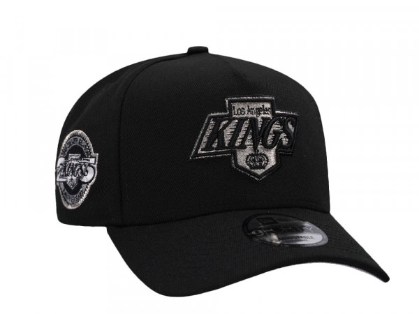 New Era Los Angeles Kings 25th Anniversary Black Classic 9Forty A Frame Snapback Cap