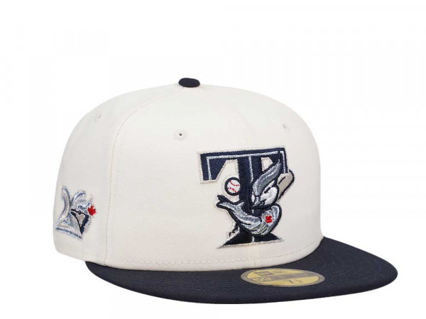 New Era Toronto Blue Jays 20th Anniversary Chrome Elite Metallic Two Tone Edition 59Fifty Fitted Cap