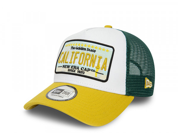 New Era California Patch A Frame Trucker Snapback Cap