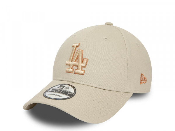 New Era Los Angeles Dodgers Stone Metallic Outline Edition 9Forty Strapback Cap