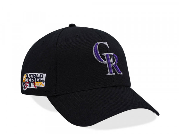 47Brand Colorado Rockies World Series 2007 Navy Sure Shot MVP Snapback Cap