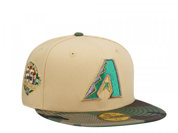 New Era Arizona Diamondbacks 25th Anniversary Vegas Camo Two Tone Edition 59Fifty Fitted Cap