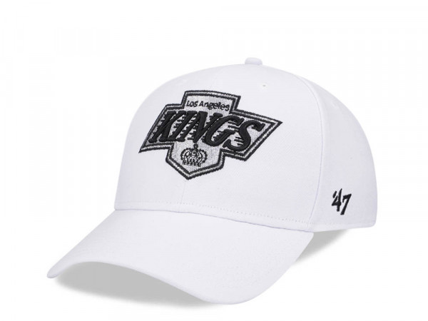 47Brand Los Angeles Kings Vintage White MVP Snapback Cap