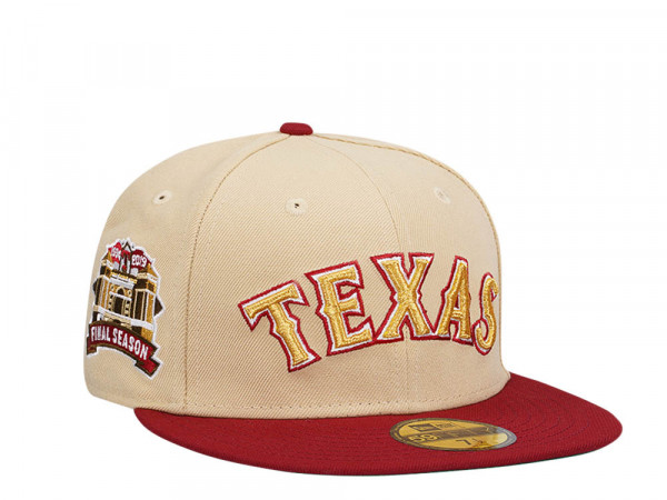 New Era Texas Rangers Final Season Vegas Two Tone Prime Edition 59Fifty Fitted Cap