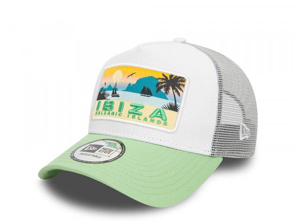 New Era Summer Ibiza A Frame Trucker Snapback Cap