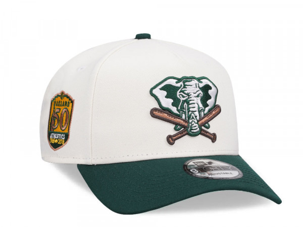 New Era Oakland Athletics 50th Anniversary Chrome Two Tone Edition 9Forty A Frame Snapback Cap