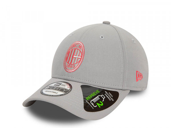 New Era AC Milan Gray Seasonal Pop 9Forty Strapback Cap