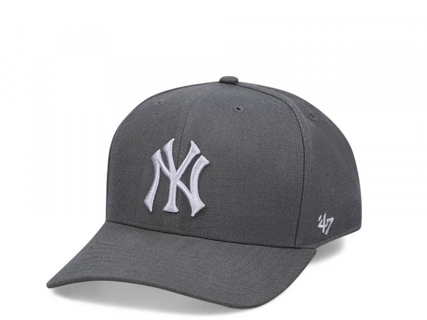 47Brand New York Yankees Charcoal Cold Zone MVP DP Snapback Cap