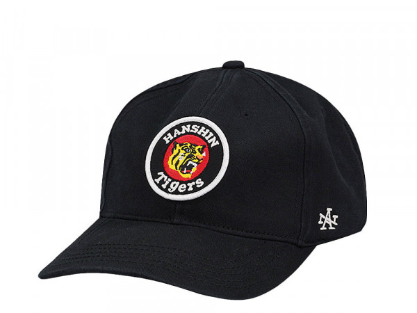 American Needle Hanshin Tigers Gepcat Black  Strapback Cap