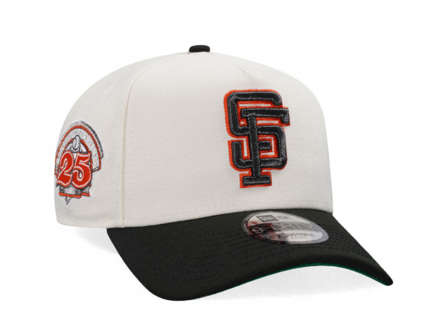 New Era San Francisco Giants 25th Anniversary Chrome Throwback Two Tone Edition A Frame Snapback Cap