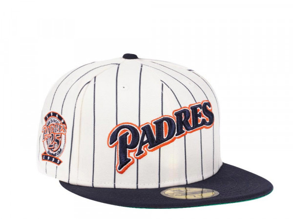 New Era San Diego Padres 25th Anniversary Pinstripe Heroes Elite Edition 59FIFTY Fitted Hat