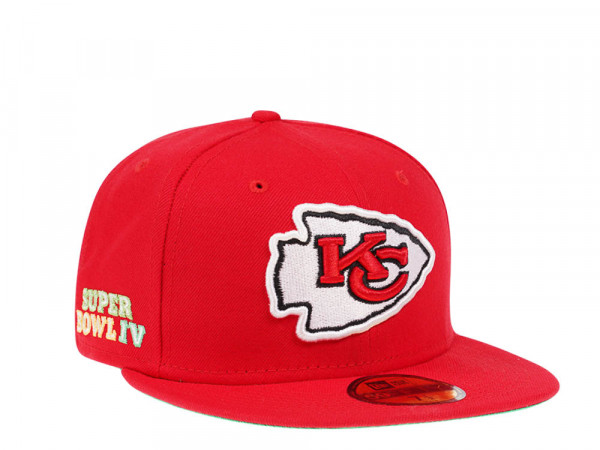 New Era Kansas City Chiefs Citruspop Patch Super Bowl IV 59fifty Fitted Cap