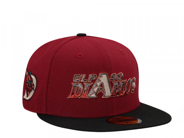 New Era El Paso Diablos Copper Two Tone Edition 59Fifty Fitted Cap