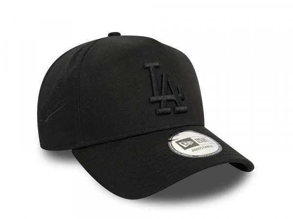 New Era Los Angeles Dodgers Monochrome Black A Frame Snapback Cap