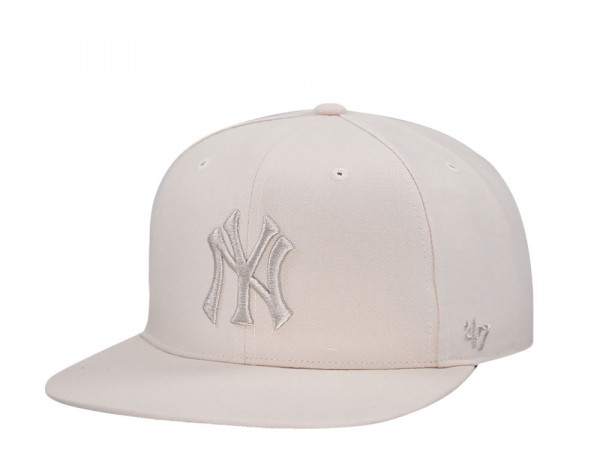 47Brand New York Yankees Natural Ballpark Camo Captain Snapback Cap