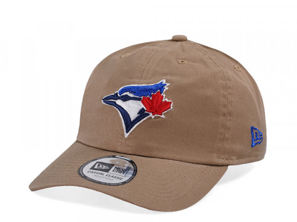 New Era Toronto Blue Jays Khaki Casual Classic Edition Strapback Cap