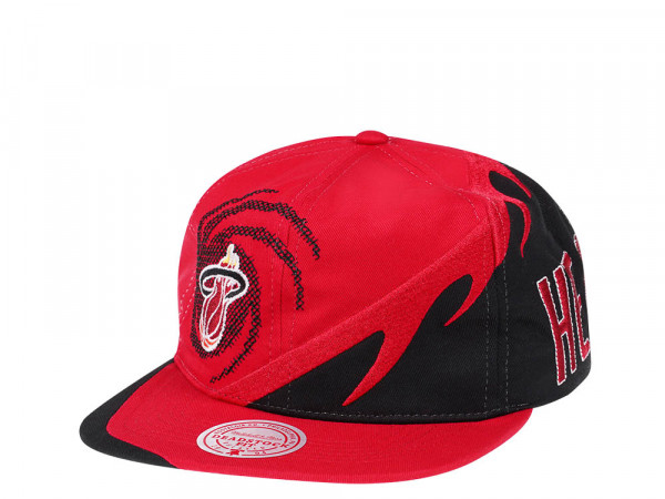 Mitchell & Ness Miami Heat NBA Spiral Deadstock Hardwood Classic Snapback Cap