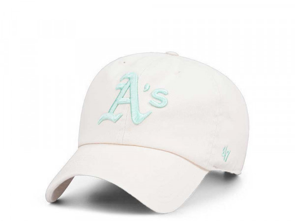 47Brand Oakland Athletics Natural Clean Up Strapback Cap