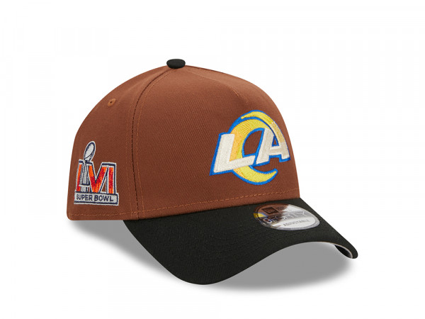 New Era Los Angeles Rams Super Bowl LVI Harvest Two Tone 9Forty A Frame Snapback Cap