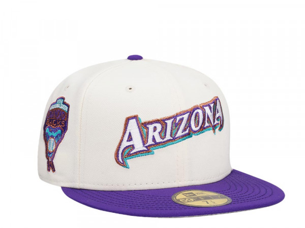 New Era Arizona Diamondbacks Inaugural Season 1998 Chrome Prime Two Tone Edition 59Fifty Fitted Cap