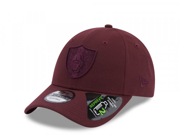 New Era Las Vegas Raiders Repreve Merlot 9Forty Strapback Cap