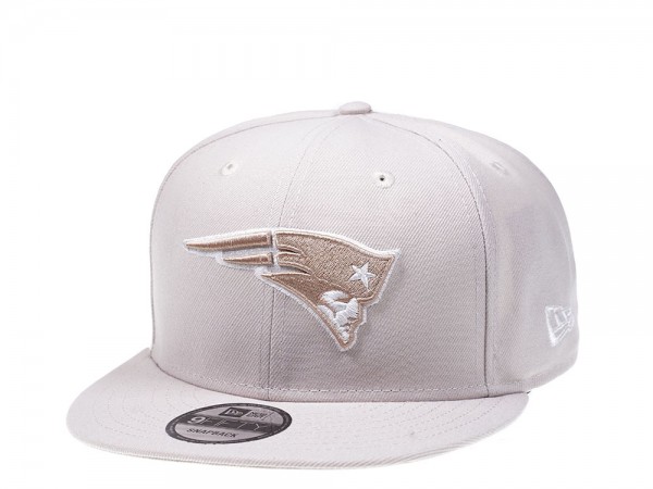 New Era New England Patriots Stone White Edition 9Fifty Snapback Cap