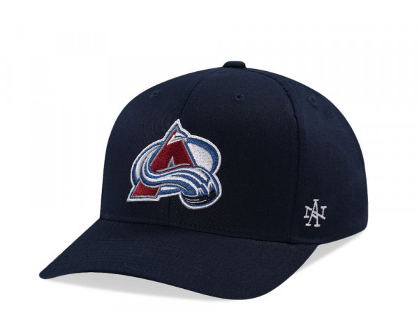 American Needle Colorado Avalanche Arena Navy Strapback Cap