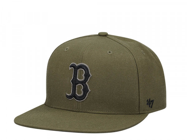 47Brand Boston Red Sox Sandalwood Ballpark Camo Captain Snapback Cap