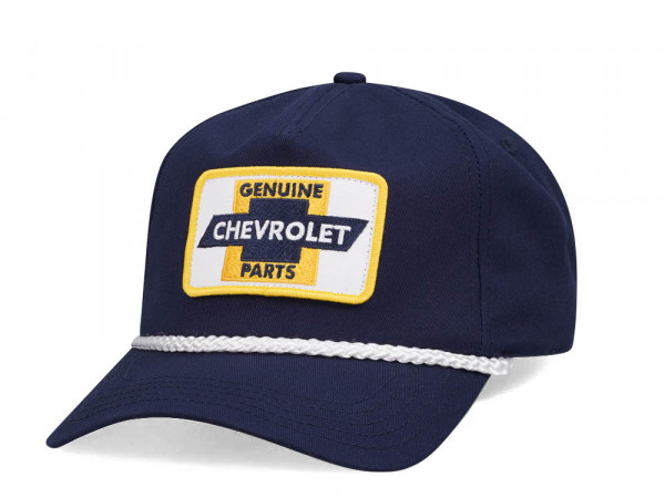 American Needle Chevrolet Roscoe Navy Snapback Cap