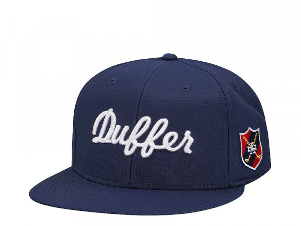 American Needle Duffer Covert Navy Casual Snapback Cap